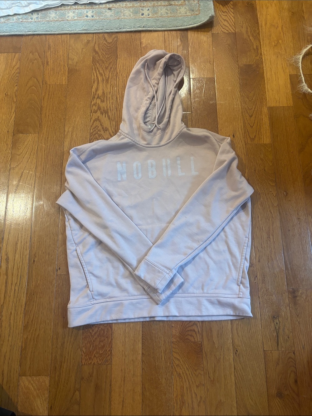 NOBULL Light rose hoodie size m